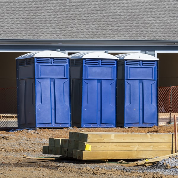 are there any restrictions on what items can be disposed of in the portable restrooms in Gordon Texas